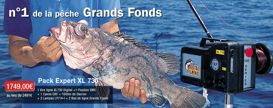 Pack Expert Grands fonds Kristal Fishing XL 730
